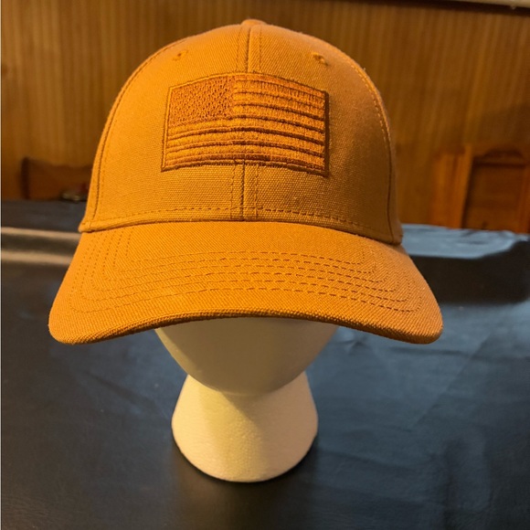 H3 Headwear Other - H3 Headwear Tactical Patriotic American Flag Cap Desert Brown Canvas Snapback